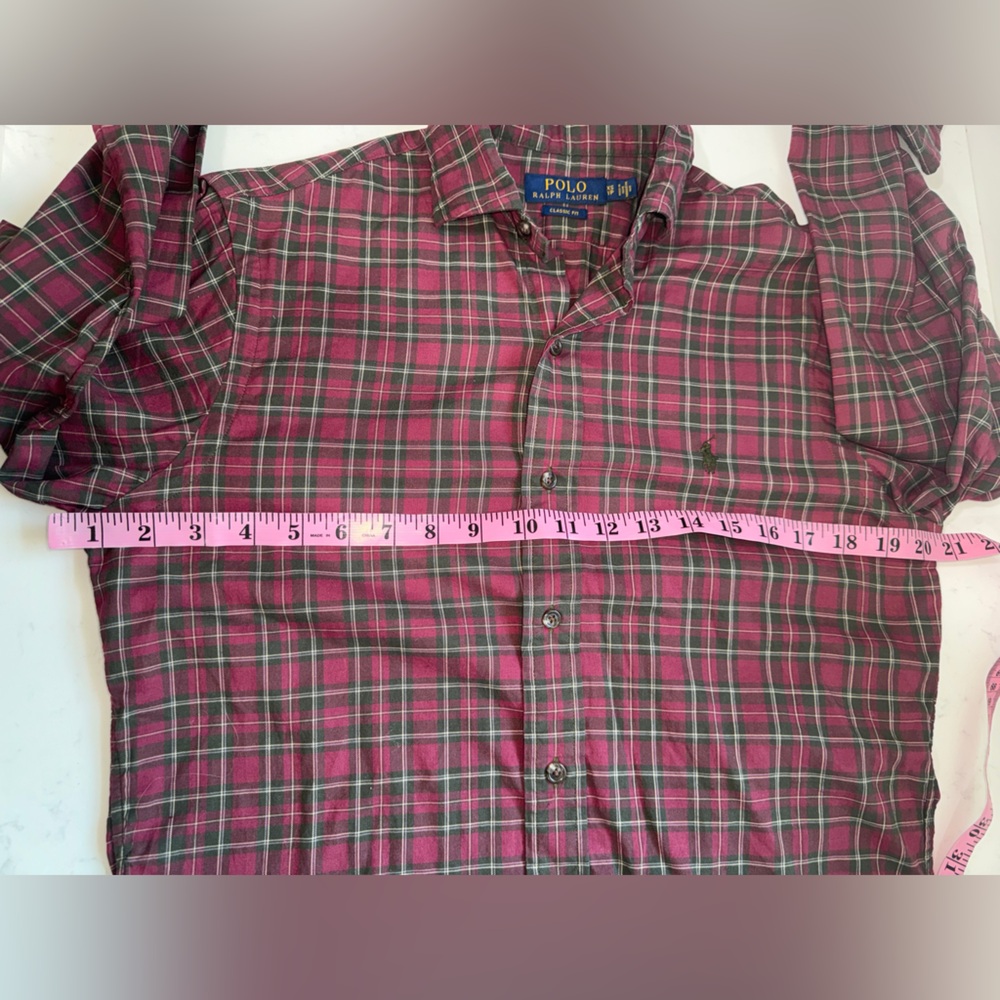 Polo Ralph Lauren Red Plaid Shirt - Picture 5 of 7